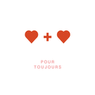 C&oelig;urs entrelac&eacute;s pour un amour &eacute;ternel